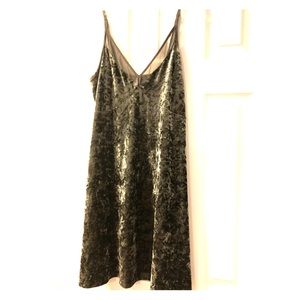 Velvet mesh dress